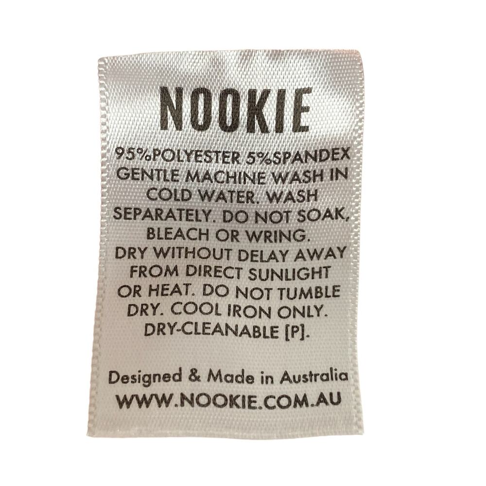 Nookie Neptune Gown Maxi Dress Train Gala Formal Party Guest Black Tie XL - Picture 13 of 15